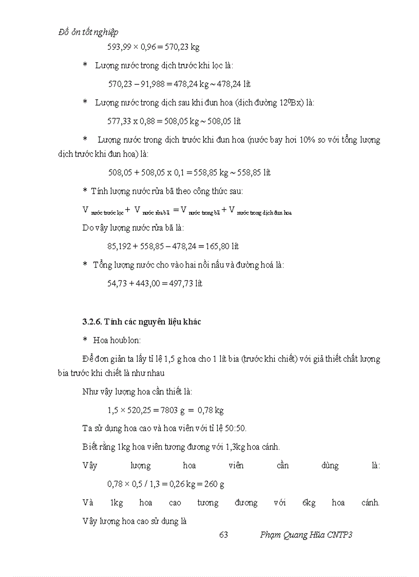 image for page Thiết kế mẫu nhà máy bia năng suất 10 triệu lít/năm độ đường sau lên men là 12Bx sử dụng 10% nguyên liệu gạo thay thế