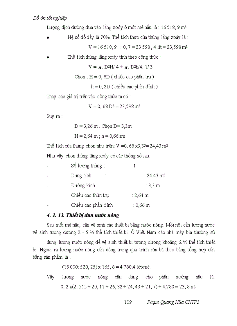 image for page Thiết kế mẫu nhà máy bia năng suất 10 triệu lít/năm độ đường sau lên men là 12Bx sử dụng 10% nguyên liệu gạo thay thế