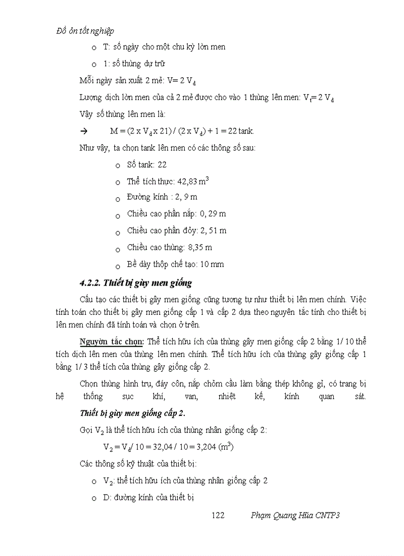 image for page Thiết kế mẫu nhà máy bia năng suất 10 triệu lít/năm độ đường sau lên men là 12Bx sử dụng 10% nguyên liệu gạo thay thế
