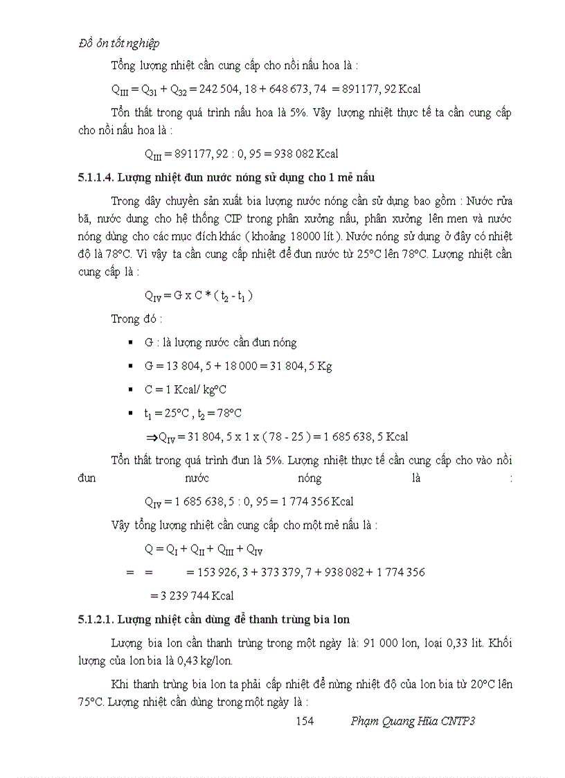 image for page Thiết kế mẫu nhà máy bia năng suất 10 triệu lít/năm độ đường sau lên men là 12Bx sử dụng 10% nguyên liệu gạo thay thế