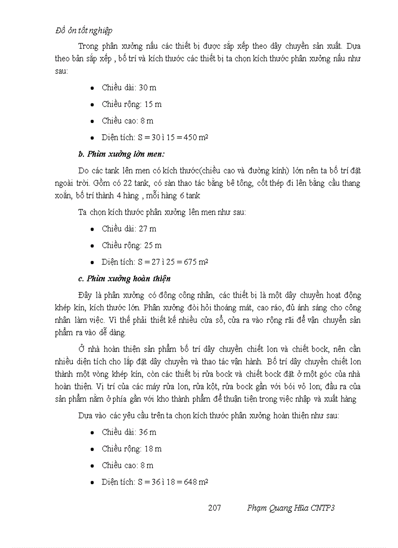 image for page Thiết kế mẫu nhà máy bia năng suất 10 triệu lít/năm độ đường sau lên men là 12Bx sử dụng 10% nguyên liệu gạo thay thế