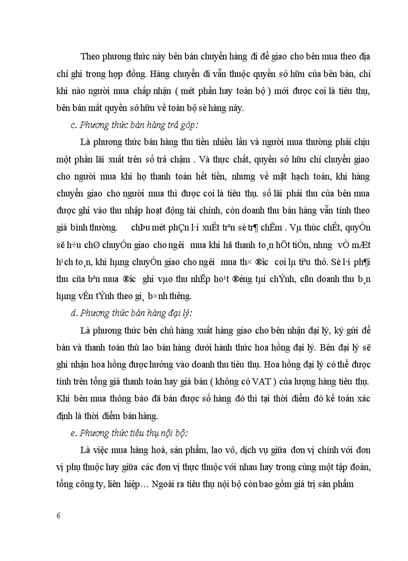 image for page Lý luận chung về hạch toán kế toán tiêu thụ thành phẩm và xác định kết quả kinh doanh trong doanh nghiệp sản xuất