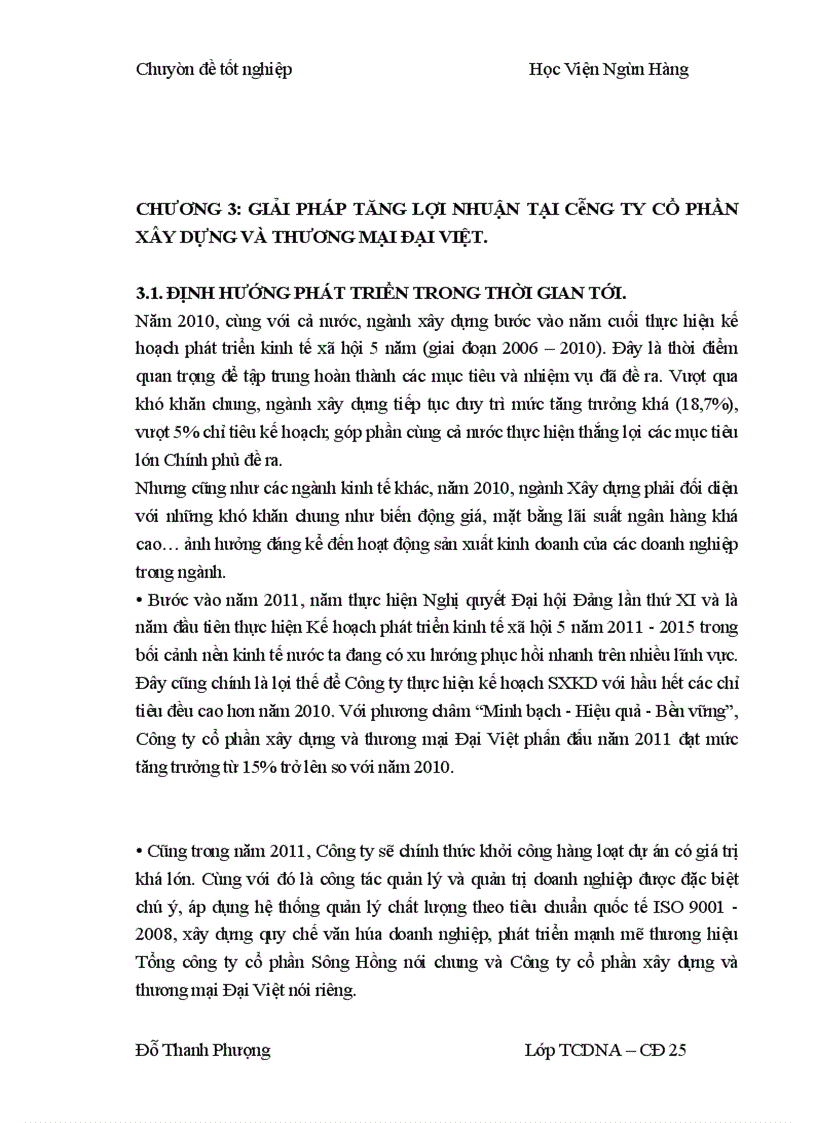 image for page Lợi nhuận và một số giải pháp chủ yếu nhằm tăng lợi nhuận tại Công ty cổ phần xây dựng và thương mại Đại Việt