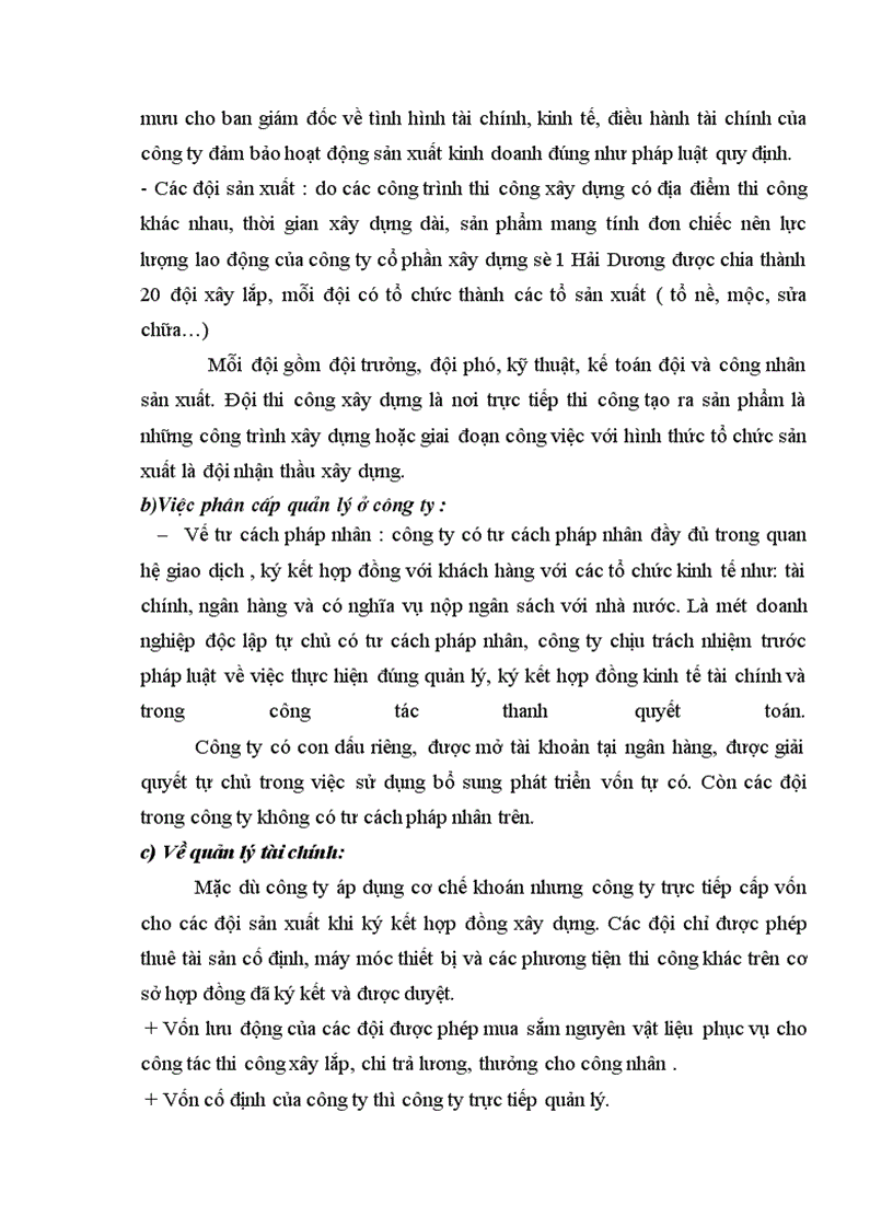 image for page Kế toán tập hợp chi phí sản xuất và tính giá thành sản phẩm xây lắp tại công ty cổ phần xây dựng số 1 Hải Dương