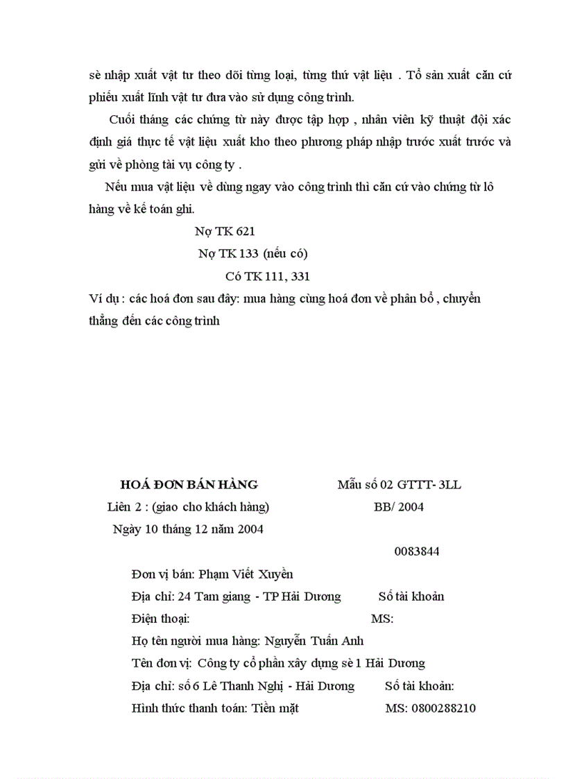 image for page Kế toán tập hợp chi phí sản xuất và tính giá thành sản phẩm xây lắp tại công ty cổ phần xây dựng số 1 Hải Dương