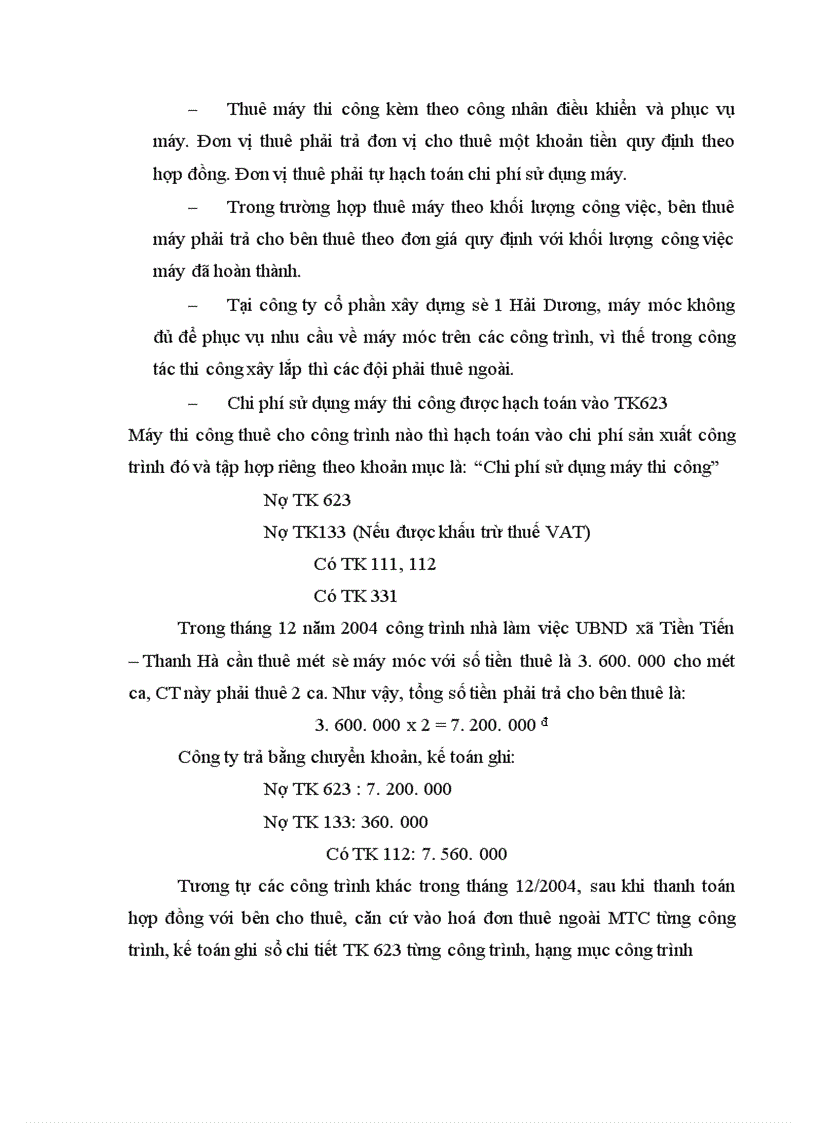 image for page Kế toán tập hợp chi phí sản xuất và tính giá thành sản phẩm xây lắp tại công ty cổ phần xây dựng số 1 Hải Dương