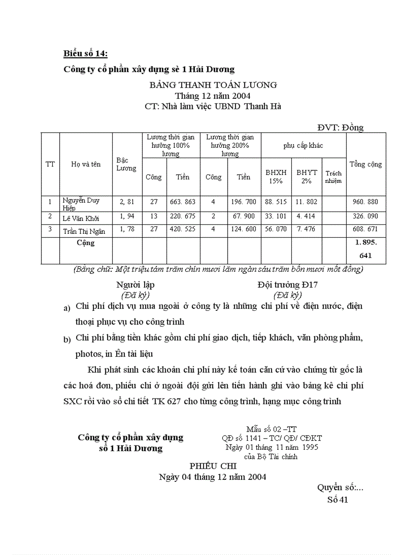 image for page Kế toán tập hợp chi phí sản xuất và tính giá thành sản phẩm xây lắp tại công ty cổ phần xây dựng số 1 Hải Dương