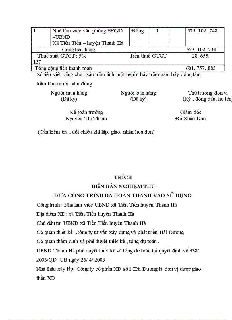 image for page Kế toán tập hợp chi phí sản xuất và tính giá thành sản phẩm xây lắp tại công ty cổ phần xây dựng số 1 Hải Dương