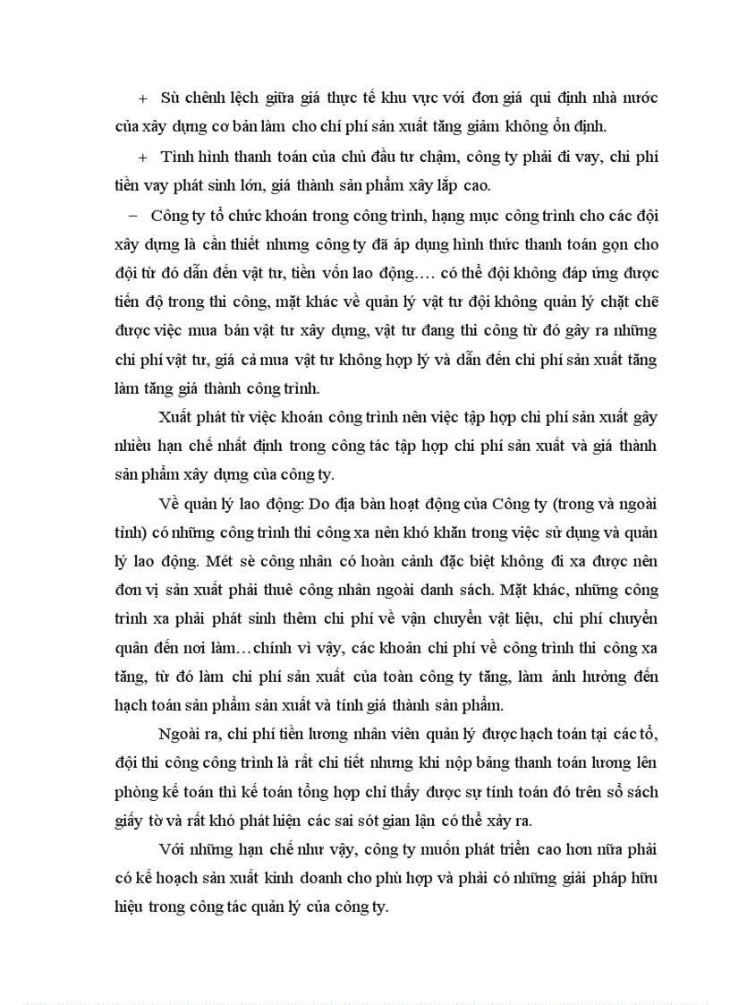 image for page Kế toán tập hợp chi phí sản xuất và tính giá thành sản phẩm xây lắp tại công ty cổ phần xây dựng số 1 Hải Dương