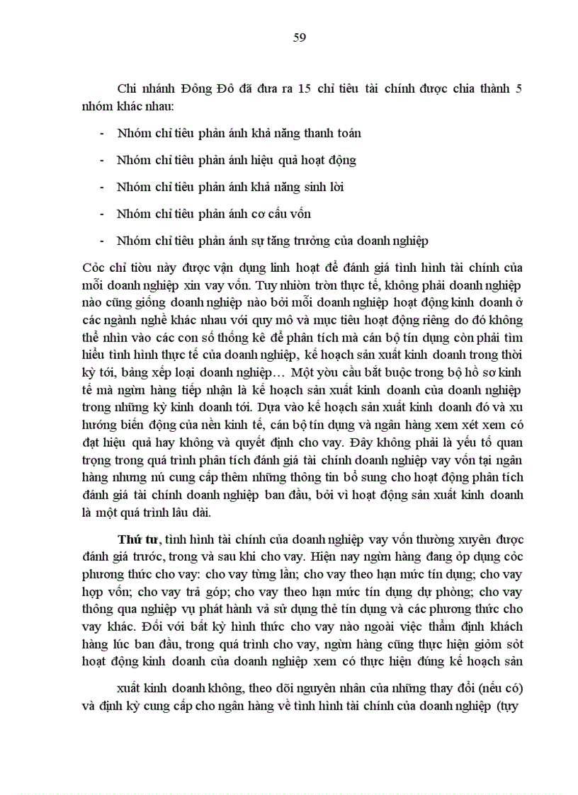 image for page Giải pháp nâng cao chất lượng công tác phân tích tài chính doanh nghiệp trong hoạt động tín dụng của Ngân hàng Đầu tư và Phát triển Việt Nam- Chi nhánh Đông Đô