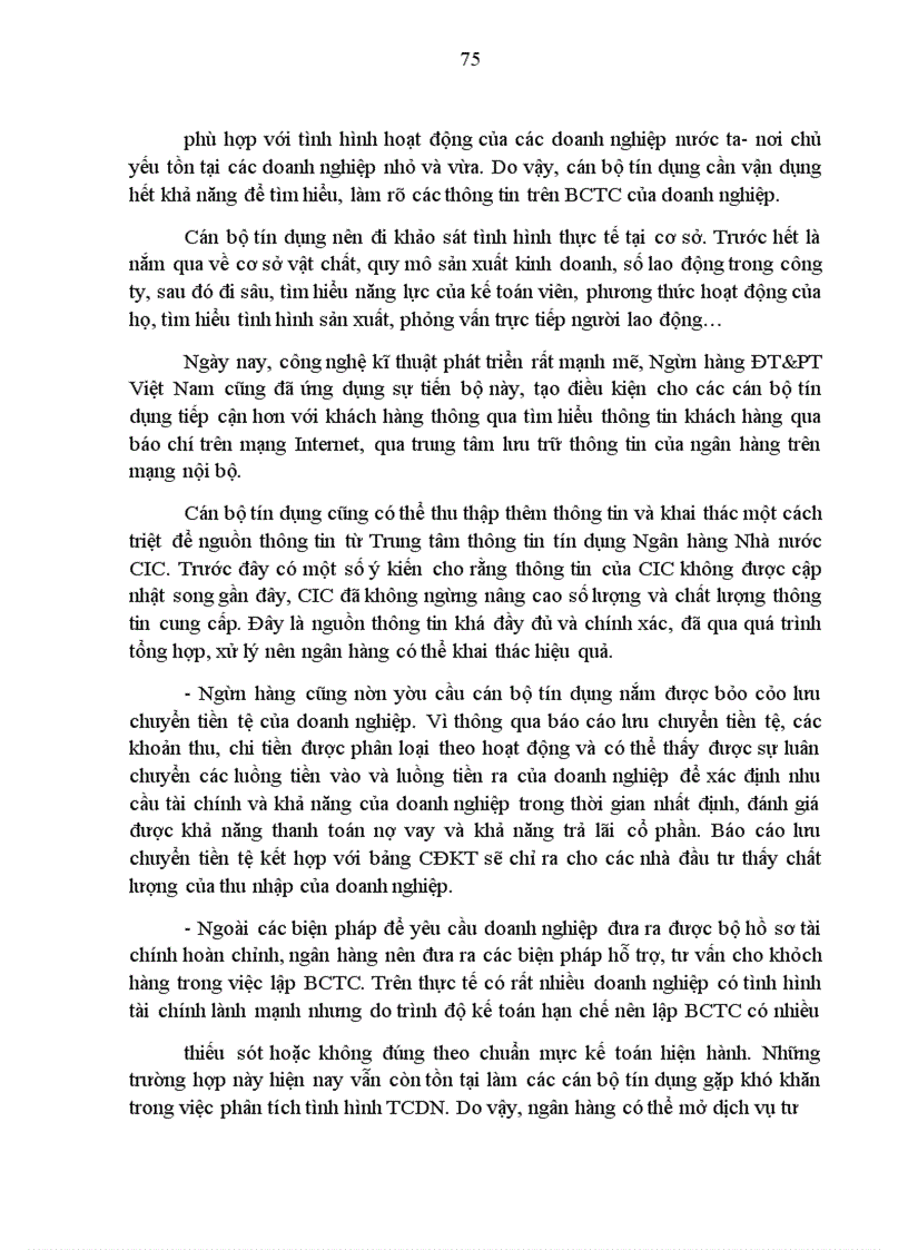 image for page Giải pháp nâng cao chất lượng công tác phân tích tài chính doanh nghiệp trong hoạt động tín dụng của Ngân hàng Đầu tư và Phát triển Việt Nam- Chi nhánh Đông Đô