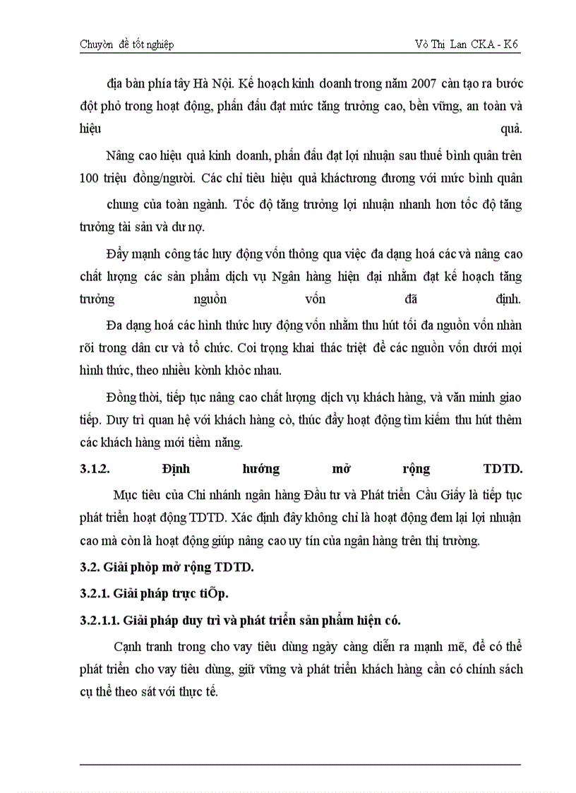 image for page Giải pháp mở rộng tín dụng tiêu dùng tại Ngân hàng Đầu tư và Phát triển Việt Nam Chi nhánh Cầu Giấy