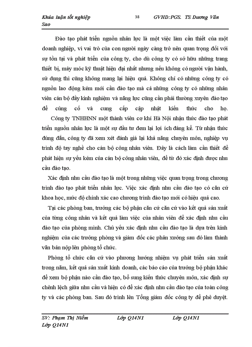 image for page Đào tạo phát triển nguồn nhân lực trong công ty TNHHNN một thành viên Cơ khí Hà Nội. Một số giải pháp nhằm hoàn thiện công tác trên