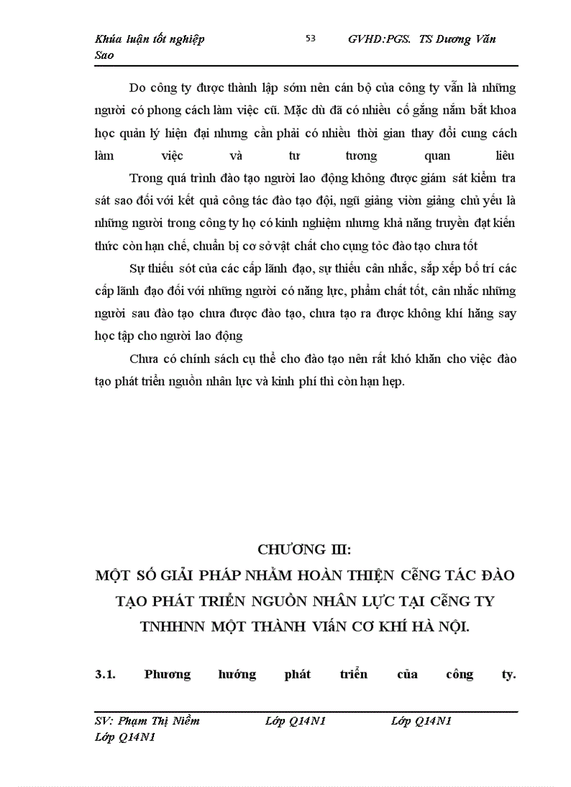 image for page Đào tạo phát triển nguồn nhân lực trong công ty TNHHNN một thành viên Cơ khí Hà Nội. Một số giải pháp nhằm hoàn thiện công tác trên