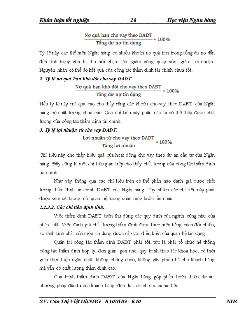image for page Giải pháp nâng cao chất lương công tác thẩm định tài chính dự án đầu tư tại NHNo & PTNT Chi nhánh Thăng Long