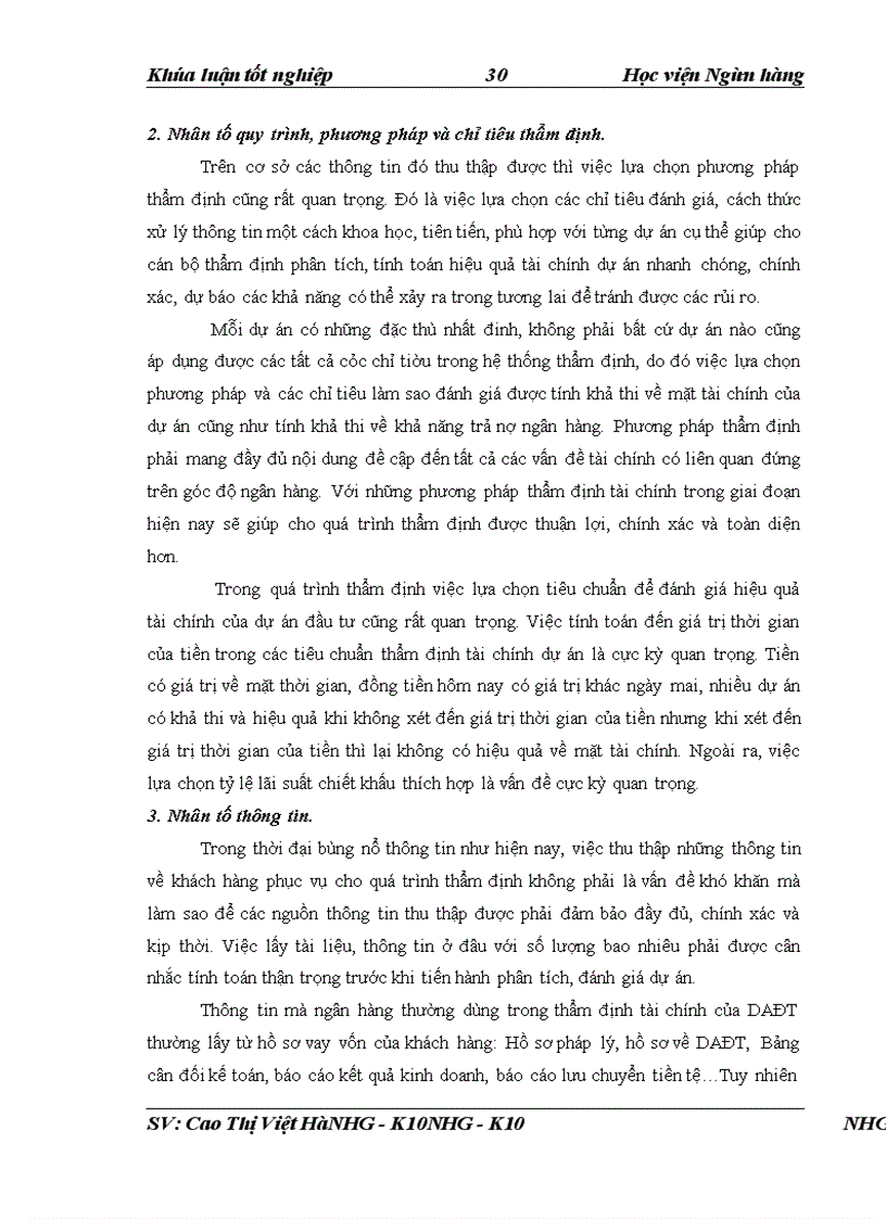 image for page Giải pháp nâng cao chất lương công tác thẩm định tài chính dự án đầu tư tại NHNo & PTNT Chi nhánh Thăng Long