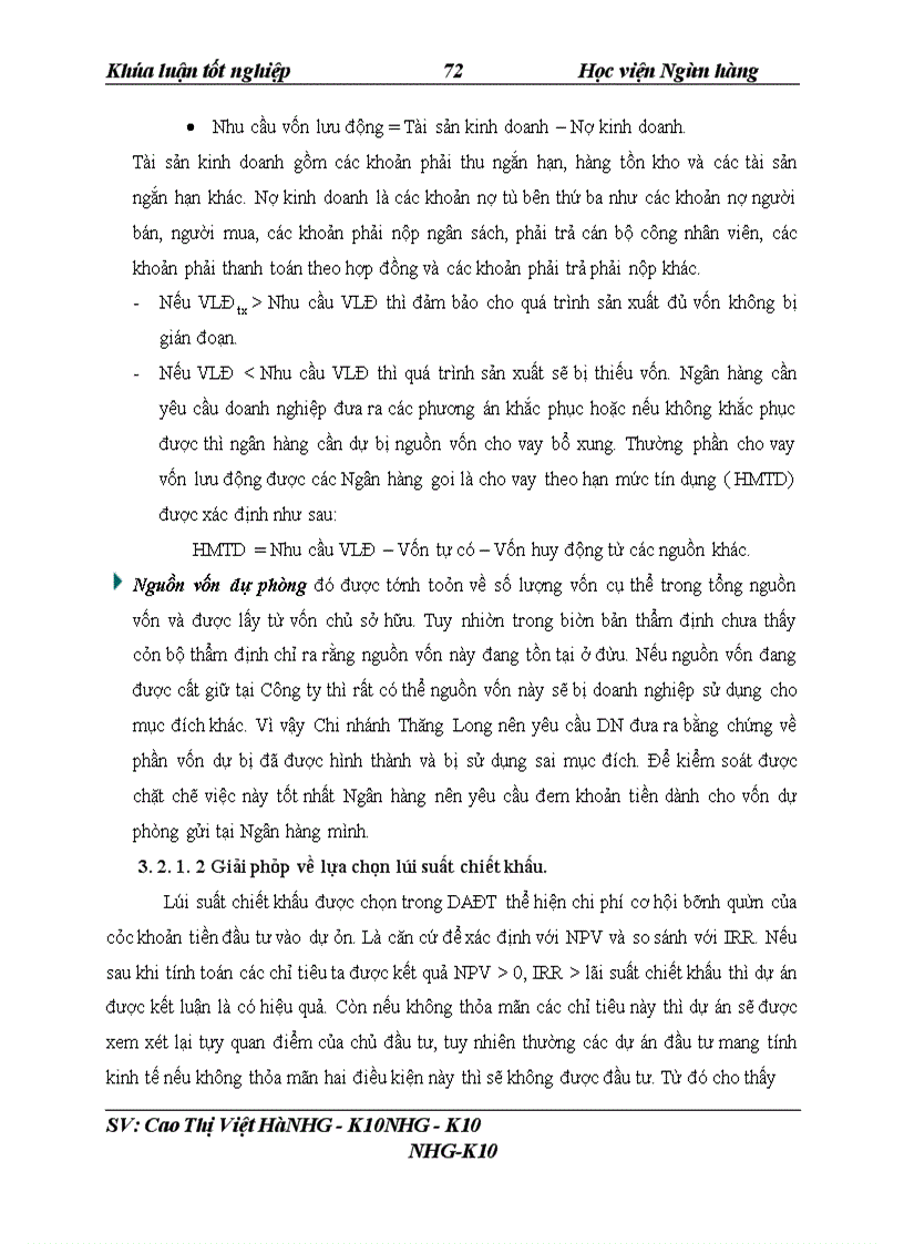 image for page Giải pháp nâng cao chất lương công tác thẩm định tài chính dự án đầu tư tại NHNo & PTNT Chi nhánh Thăng Long