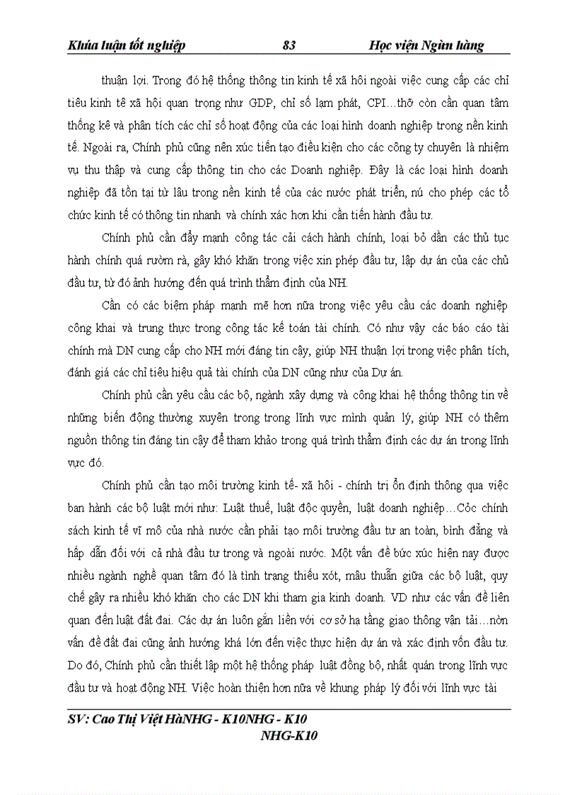 image for page Giải pháp nâng cao chất lương công tác thẩm định tài chính dự án đầu tư tại NHNo & PTNT Chi nhánh Thăng Long