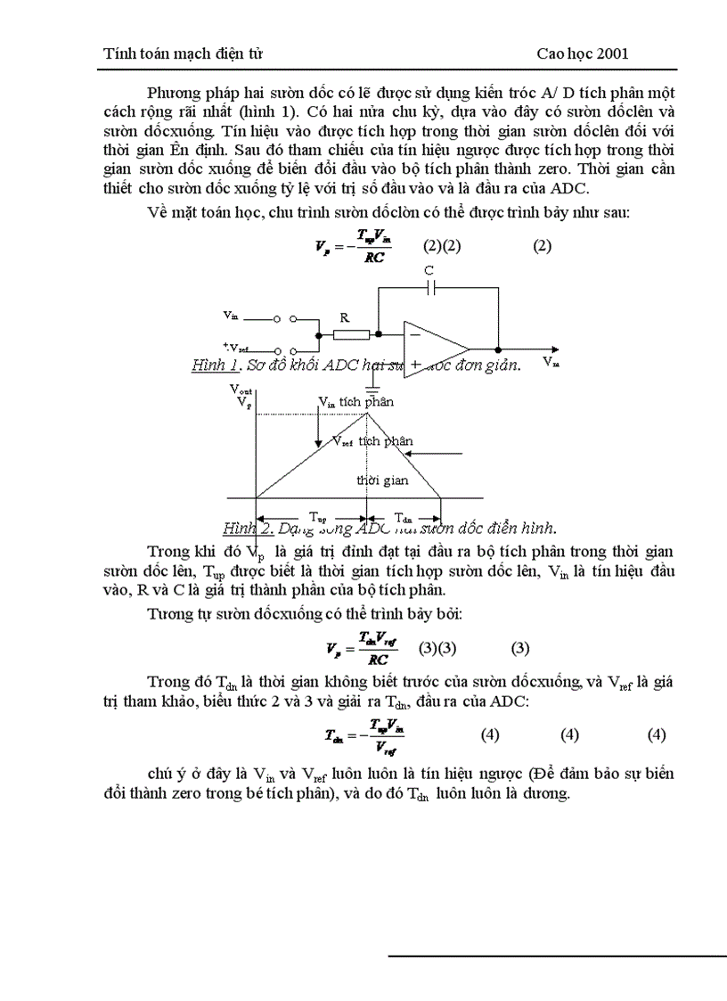 Tính toán mạch điện tử