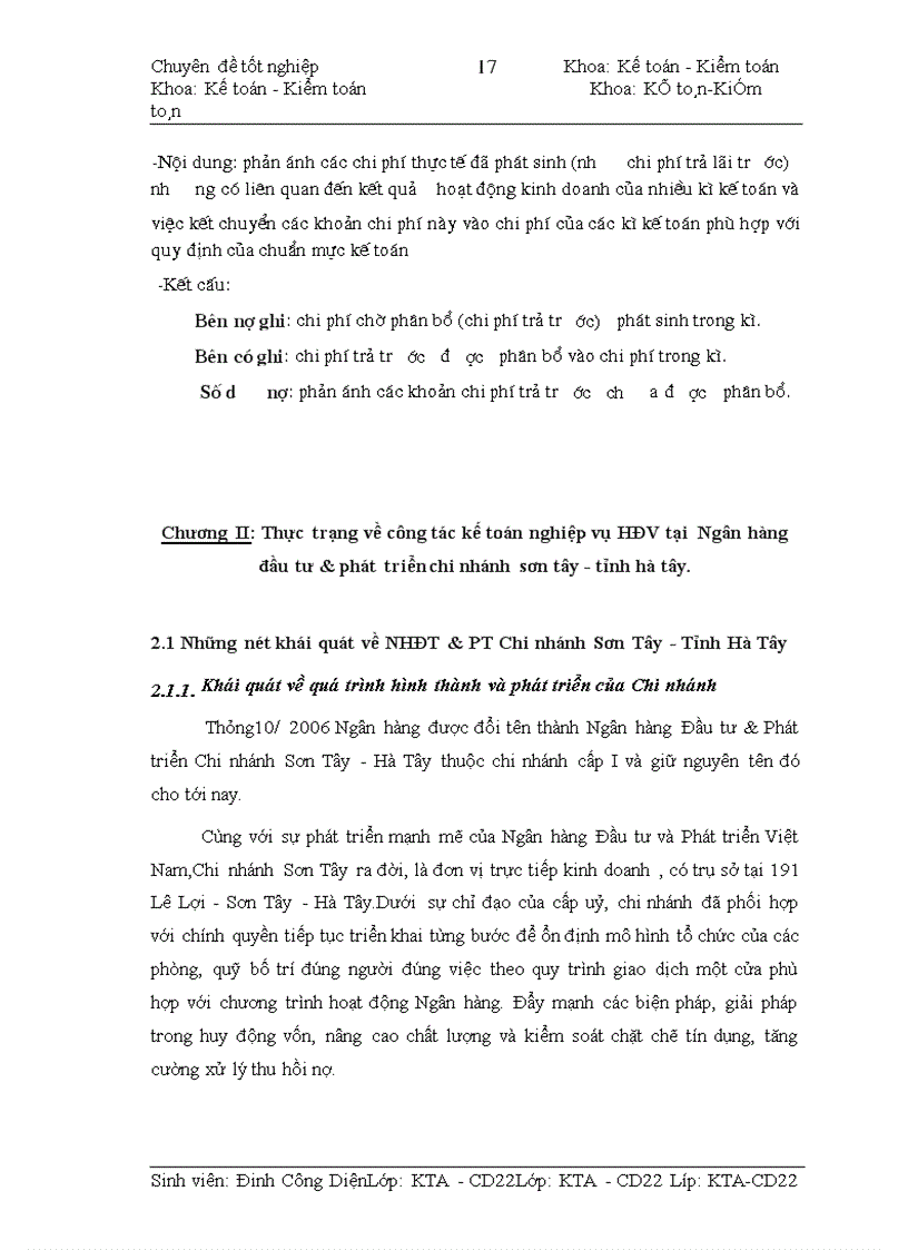 image for page Kế toán nghiệp vụ huy động vốn và giải pháp hoàn thiện kế toán nghiệp vụ huy động vốn tại Ngân hàng đầu tư & Phát triển Chi nhánh Sơn Tây-Tỉnh Hà Tây