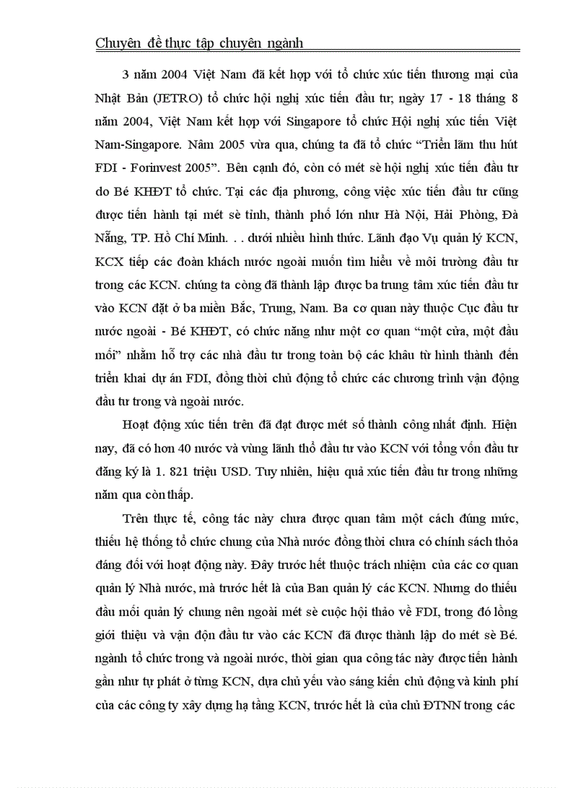 image for page Một số định hướng và giải pháp nhằm thu hút FDI vào các khu công nghiệp, khu chế xuất ở Việt Nam.