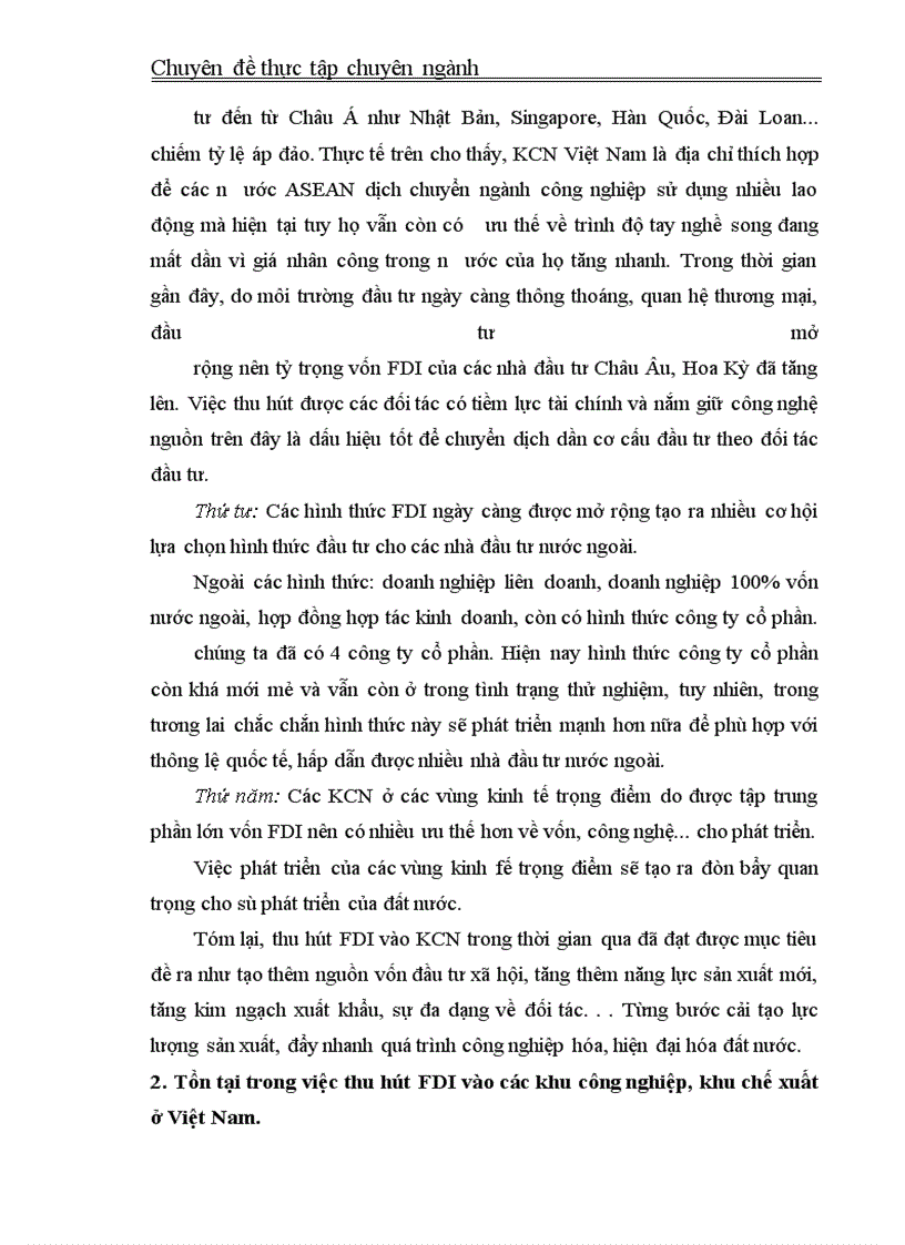 image for page Một số định hướng và giải pháp nhằm thu hút FDI vào các khu công nghiệp, khu chế xuất ở Việt Nam.