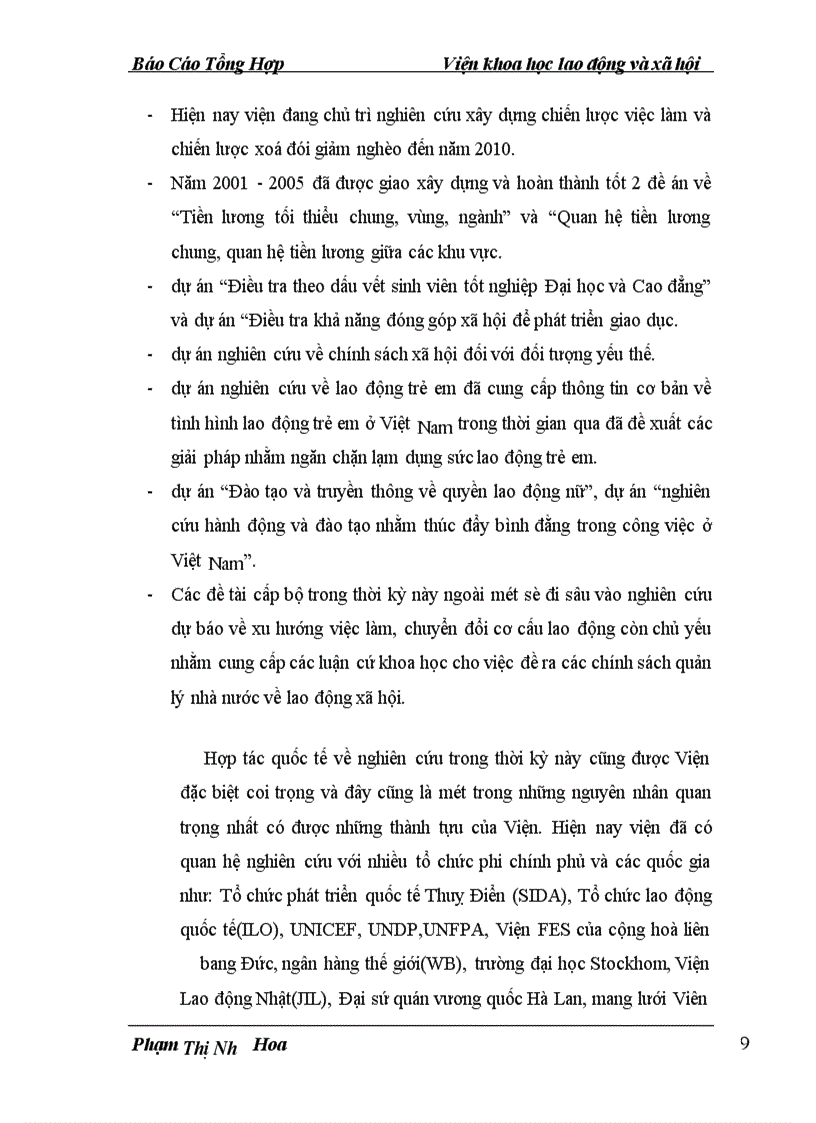 image for page Báo cáo Tổng Hợp Viện Khoa học lao động và xã hội