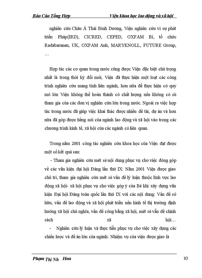 image for page Báo cáo Tổng Hợp Viện Khoa học lao động và xã hội