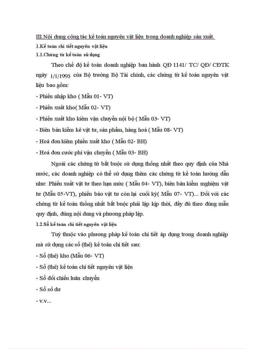 image for page Thực trạng tổ chức công tác kế toán nguyên vật liệu tại Xí nghiệp Than 917