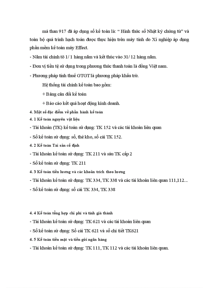 image for page Thực trạng tổ chức công tác kế toán nguyên vật liệu tại Xí nghiệp Than 917