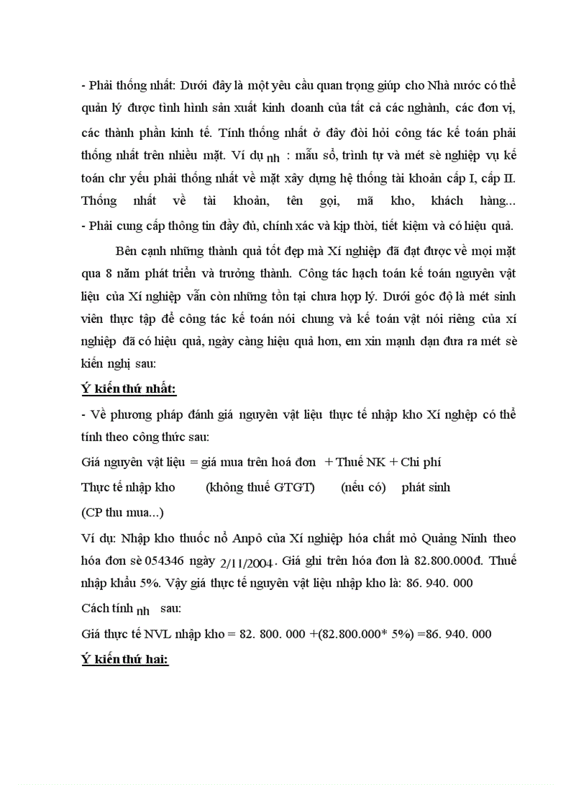 image for page Thực trạng tổ chức công tác kế toán nguyên vật liệu tại Xí nghiệp Than 917