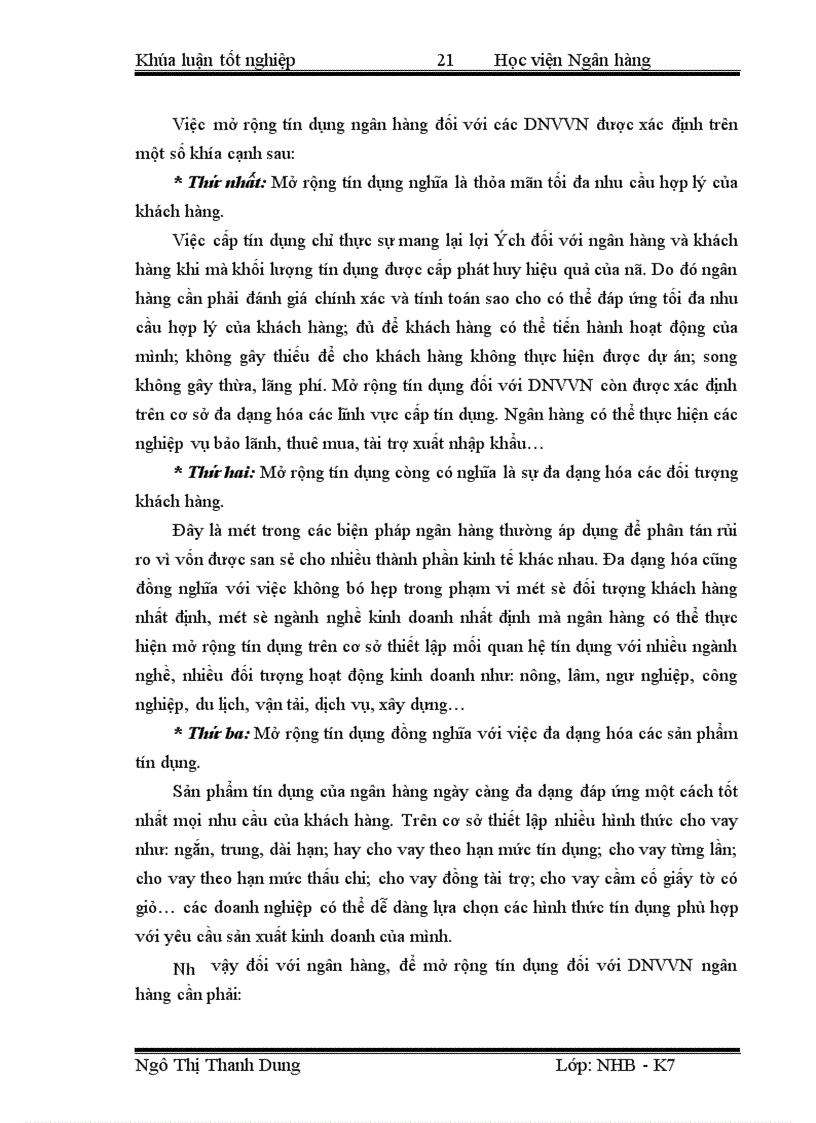 image for page Giải pháp mở rộng hoạt động tín dụng đối với doanh nghiệp vừa và nhỏ tại ngân hàng công thương chi nhánh Đông Anh