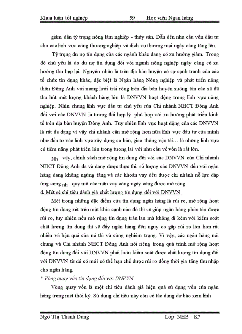 image for page Giải pháp mở rộng hoạt động tín dụng đối với doanh nghiệp vừa và nhỏ tại ngân hàng công thương chi nhánh Đông Anh