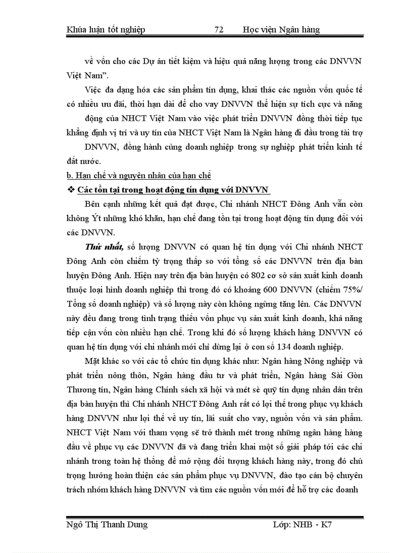 image for page Giải pháp mở rộng hoạt động tín dụng đối với doanh nghiệp vừa và nhỏ tại ngân hàng công thương chi nhánh Đông Anh
