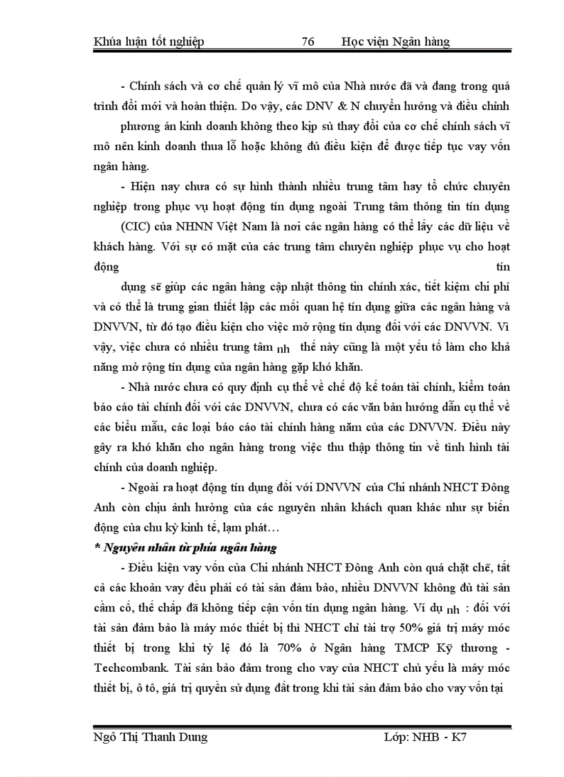 image for page Giải pháp mở rộng hoạt động tín dụng đối với doanh nghiệp vừa và nhỏ tại ngân hàng công thương chi nhánh Đông Anh
