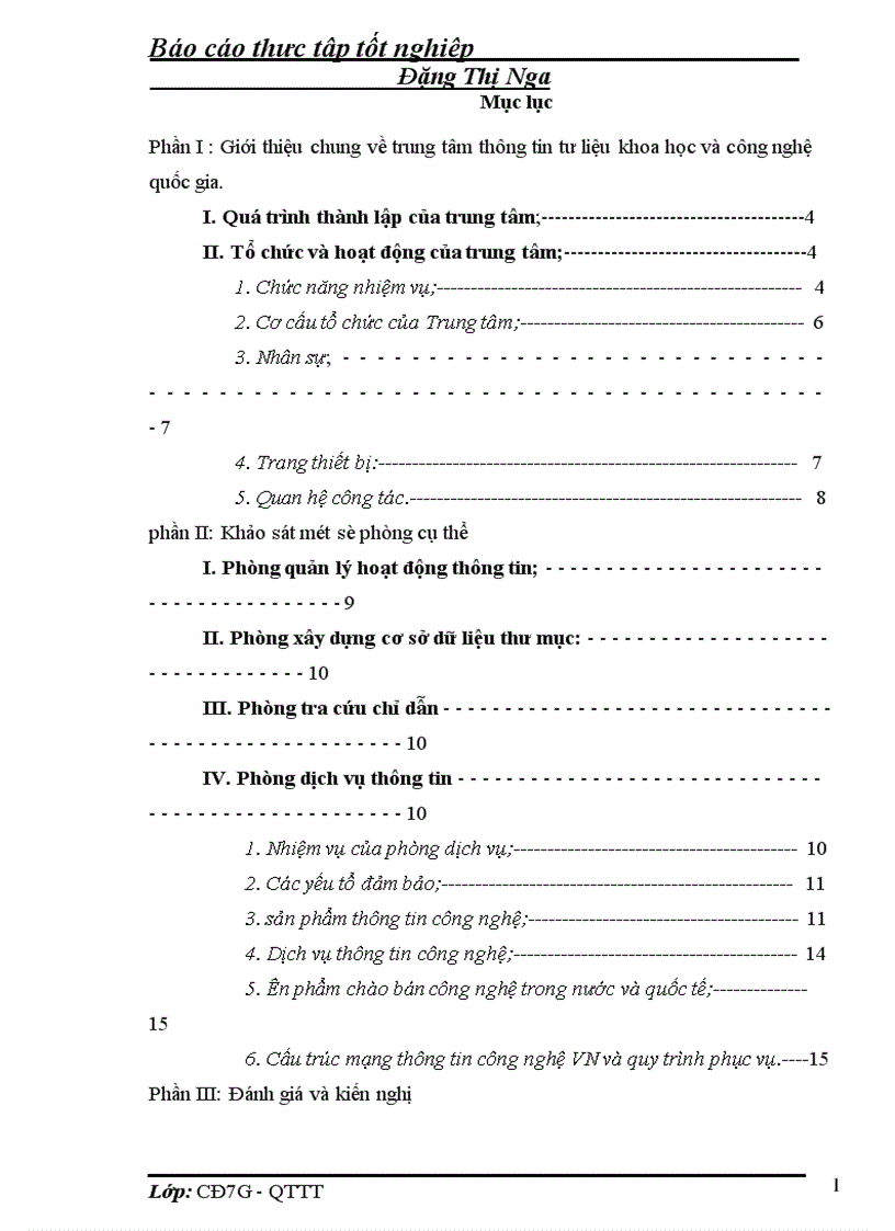 image for page Thực tập tốt nghiệp Trung tâm Thông tin Khoa học Công nghệ Quốc gia