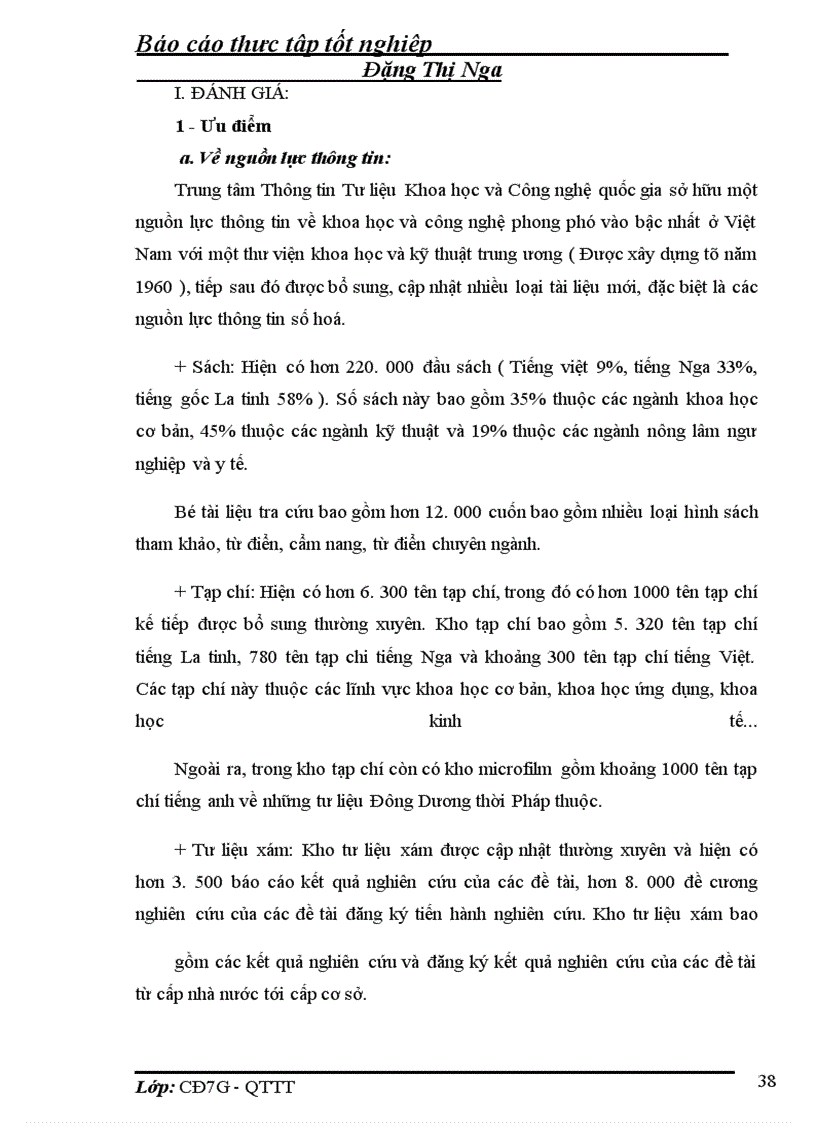 image for page Thực tập tốt nghiệp Trung tâm Thông tin Khoa học Công nghệ Quốc gia