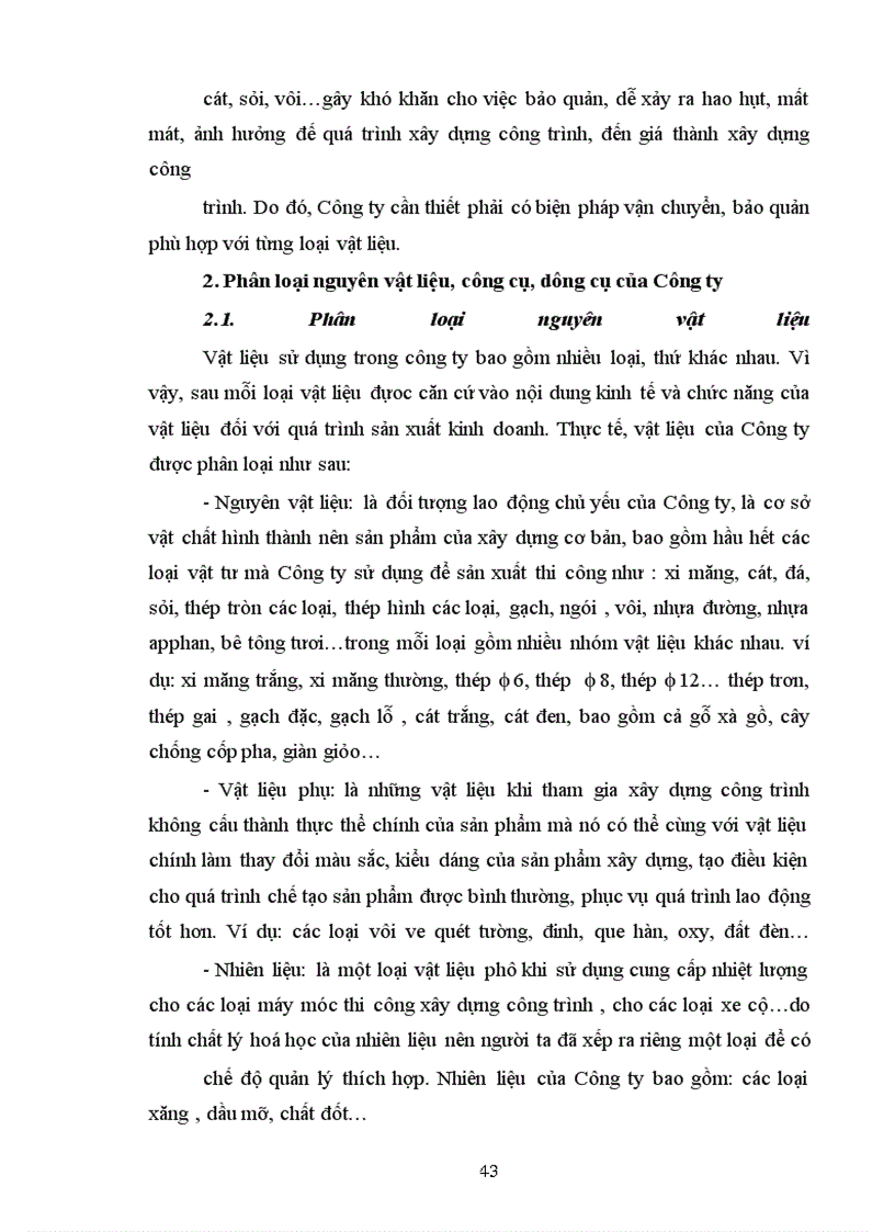 image for page Hoàn thiện công tác hạch toán nguyên vật liệu, công cụ dụng cụ tại Công ty Cầu 5 Thăng Long
