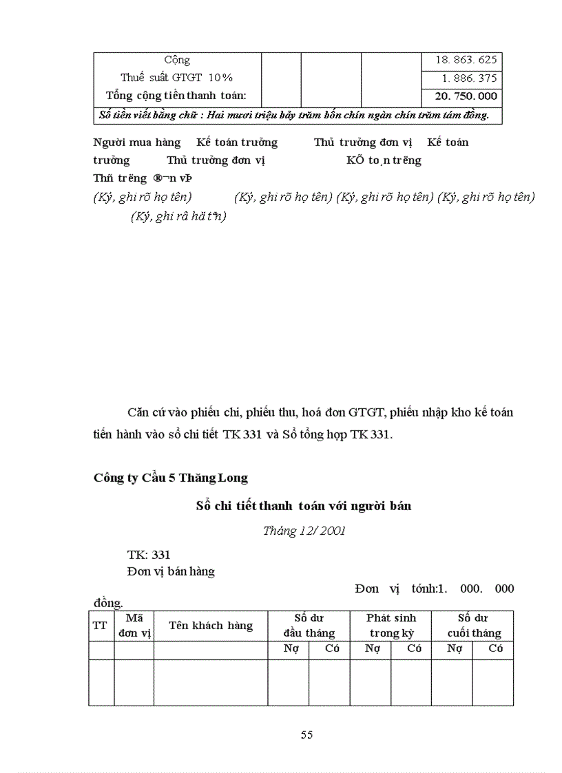 image for page Hoàn thiện công tác hạch toán nguyên vật liệu, công cụ dụng cụ tại Công ty Cầu 5 Thăng Long