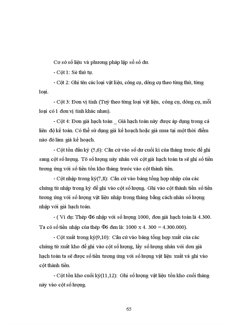 image for page Hoàn thiện công tác hạch toán nguyên vật liệu, công cụ dụng cụ tại Công ty Cầu 5 Thăng Long