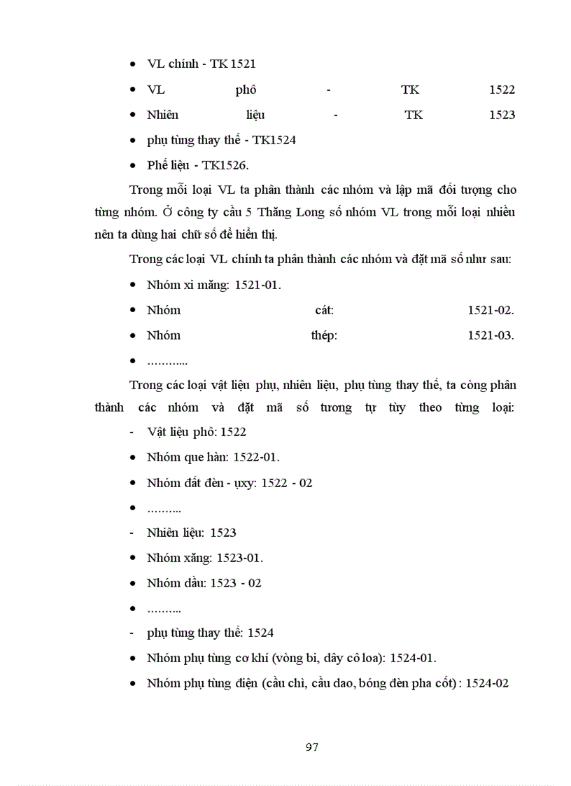 image for page Hoàn thiện công tác hạch toán nguyên vật liệu, công cụ dụng cụ tại Công ty Cầu 5 Thăng Long