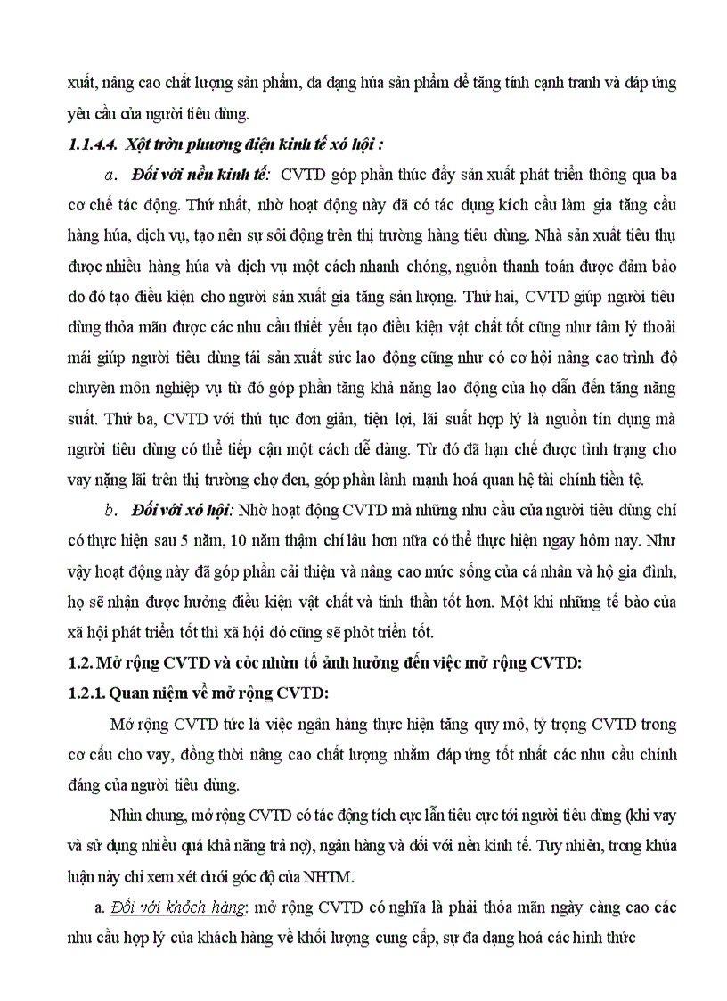 image for page Giải pháp mở rộng cho vay tiêu dùng tại Ngân Hàng TMCP Công Thương Việt Nam – chi nhánh Đông Hà Nội
