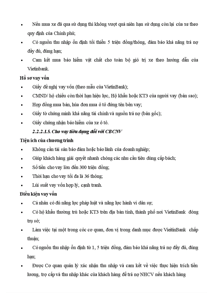 image for page Giải pháp mở rộng cho vay tiêu dùng tại Ngân Hàng TMCP Công Thương Việt Nam – chi nhánh Đông Hà Nội
