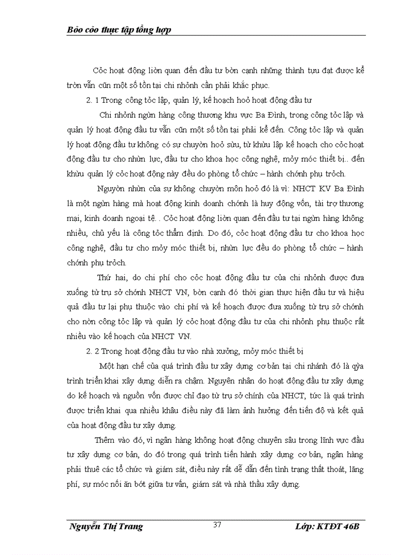 image for page Báo cáo thực tập tổng hợp tại chi nhánh NHCT Khu vực Ba Đình