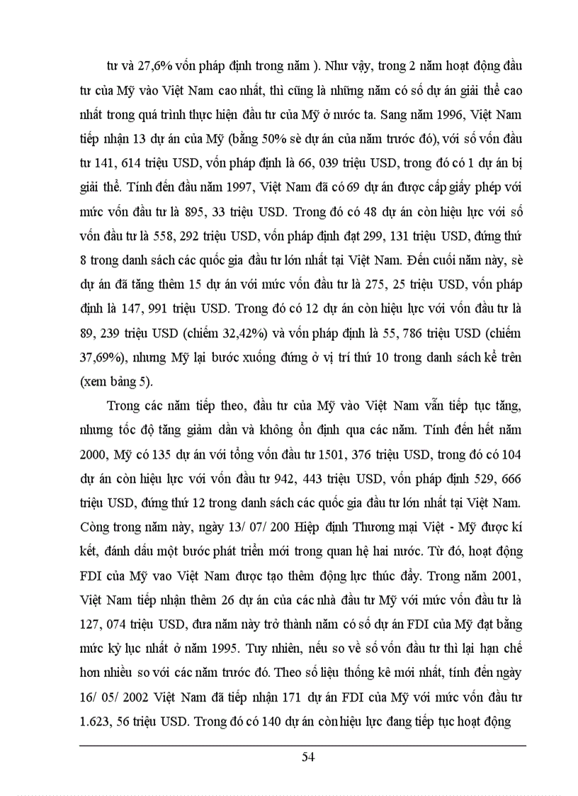 image for page Một số giải pháp nhằm tăng cường thu hút và sử dụng hiệu quả vốn đầu tư trực tiếp nước ngoài của Mỹ tại Việt Nam