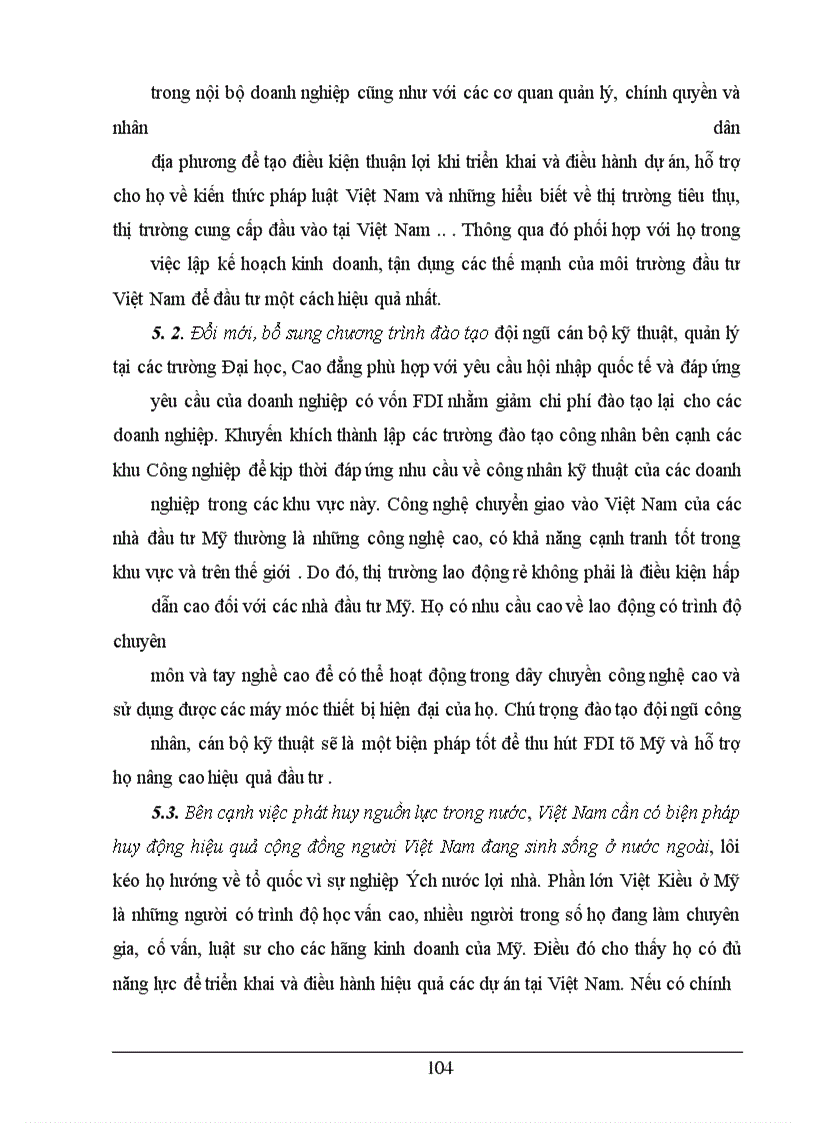 image for page Một số giải pháp nhằm tăng cường thu hút và sử dụng hiệu quả vốn đầu tư trực tiếp nước ngoài của Mỹ tại Việt Nam