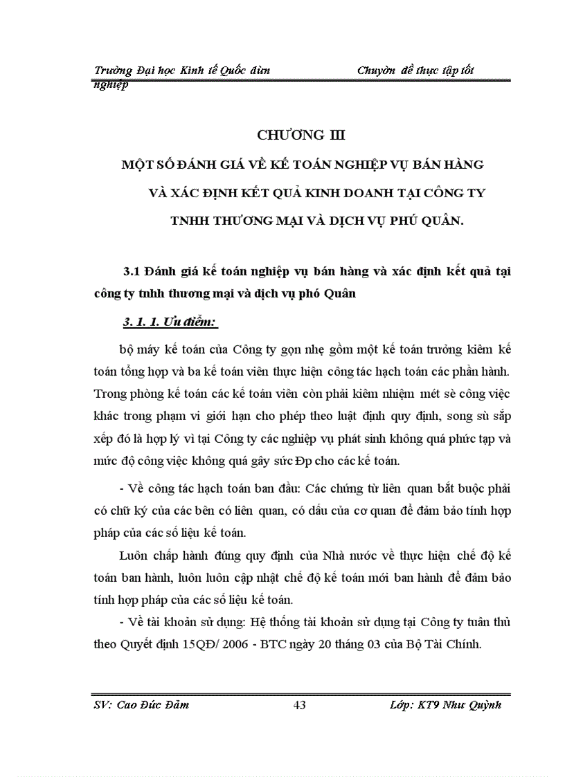 image for page Kế toán bán hàng và xác định kết quả kinh doanh tại công ty TNHH Thương mại và dịch vụ Phú Quân l
