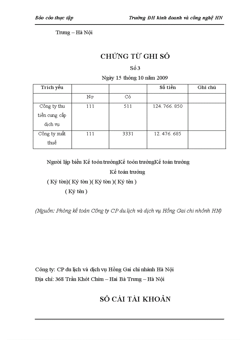 image for page Tổ chức bộ máy kế toán và công tác kế toán tại công ty cổ phần du lịch và dịch vụ Hồng Gai chi nhánh Hà Nội
