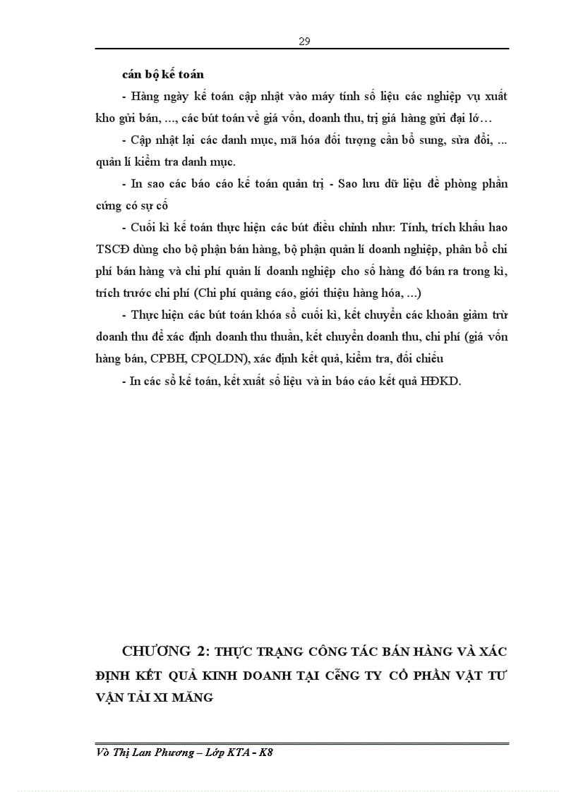 image for page Kế toán bán hàng và xác định kết quả kinh doanh tại Công ty cổ phần Vật tư Vận tải Xi măng