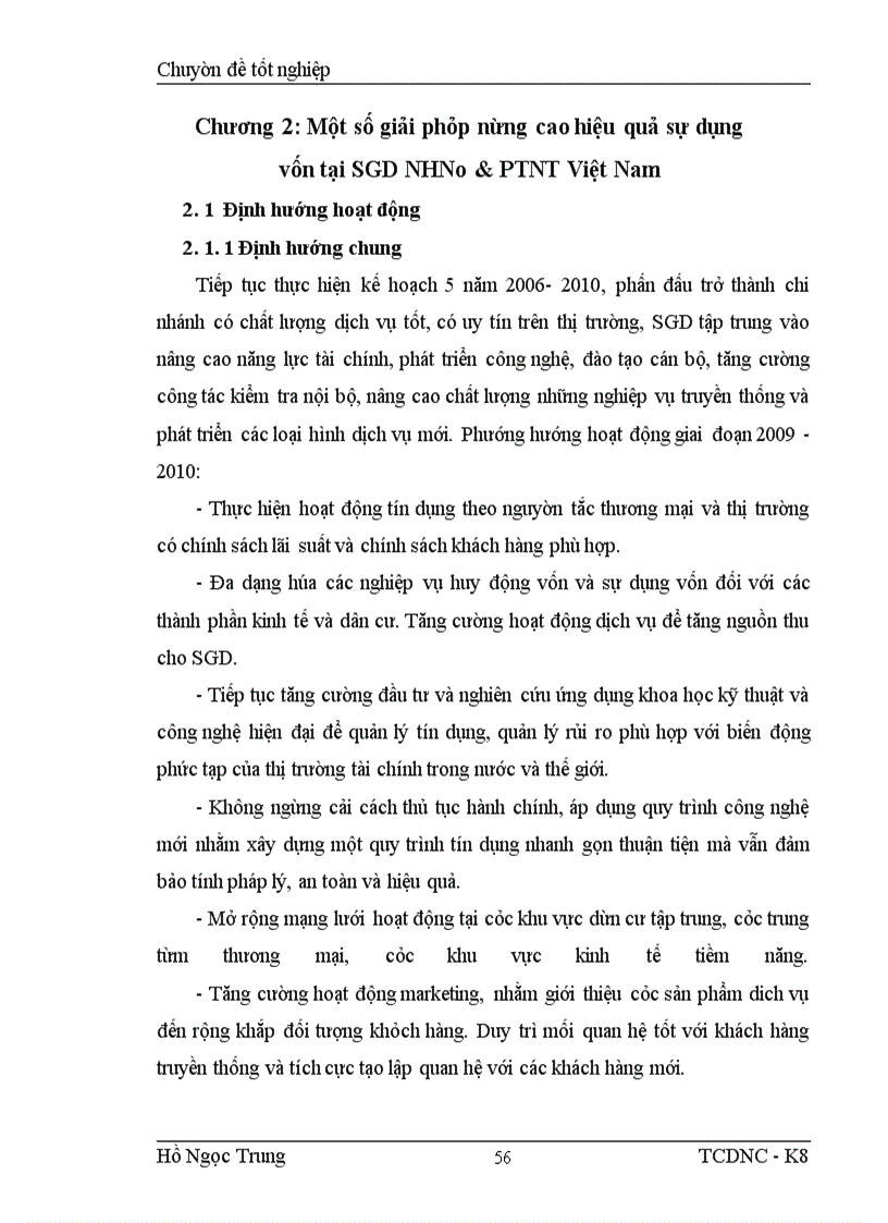 image for page Một số giải pháp nhằm nâng cao hiệu quả sử dụng vốn tại Sở giao dịch Ngân hàng nông nghiệp và phát triển nông thôn Việt Nam